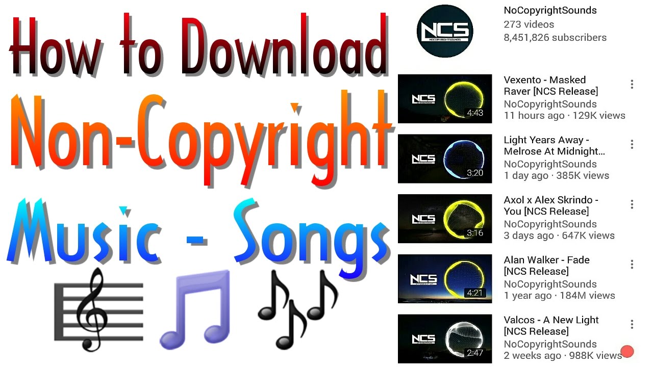 How To Download Free Non Copyright Music Songs From Youtube - YouTube