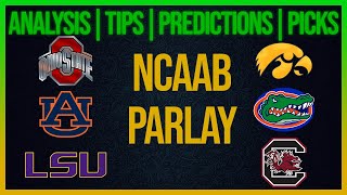 FREE College Basketball 2/19/22 Parlay Picks and Predictions Today NCAAB Betting Tips and Analysis