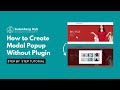 How to Create a Modal Popup in Gutenberg | WordPress Tips and Tricks