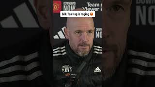 Erik Ten Hag really doesn’t like being asked about Jadon Sancho 😡 #shorts #football #sport #soccer