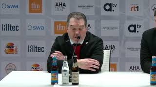 1878 TV | Pressekonferenz 08.01.2024 Augsburg - Bremerhaven 2:6