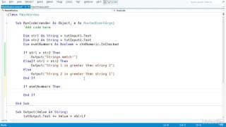 4 2 Conditions : Visual Basic Essential Training
