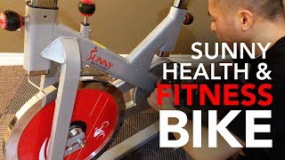 Sunny Health & Fitness SF-B1110 Indoor Exercise Best Spin Bike [Unboxing, Assembly, Review]