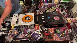 Deejay Caspa  - Funk Mix with portable turntables Numark PT01 Scratch and Vestax Handytrax