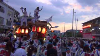 平成29年 平野郷だんじり祭り 西脇組 杭全神社宮入 2017/07/13(木)