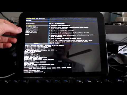 How to use TouchPad Toolbox to install Android, erase webOS on the HP TouchPad