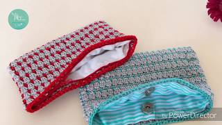 COMO FORRAR  BOLSO TEJIDO  a Crochet   #DIY