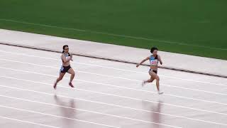 [4k]女子シニア100m　決勝　東日本実業団陸上　2022年5月14日(土)