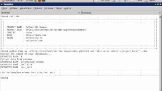 Python SQL Dumper - How to extract all database names