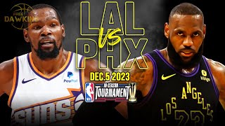 Los Angeles Lakers vs Phoenix Suns  Game Highlights | December 5, 2023 | FreeDaw
