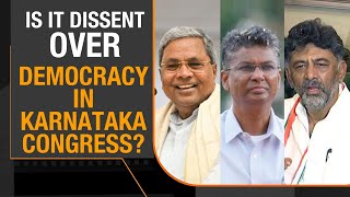 Is it Dissent over Democracy in Karnataka Congress | News9