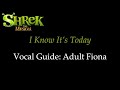 Shrek the Musical - I Know It's Today - Vocal Guide: Adult Fiona