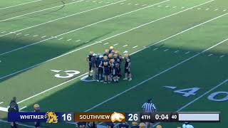 Whitmer Boys Freshman Football vs. Sylvania Southview High School