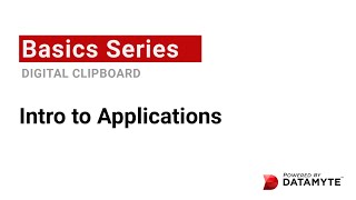 Digital Clipboard Basics | Intro to Applications
