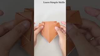 How to Make Origami Bear Face | Paper Bear | Origami Bear #Shorts