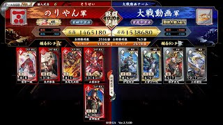 #英傑大戦　第643回【失墜の献策vs独眼竜の覇道】