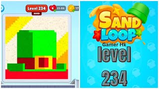 Sand loop level 234 hard level Walkthrough Solution