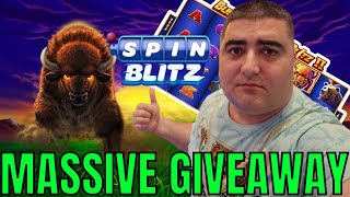 NEW SC Casino 🔴EPIC Giveaway At SPIN BLITZ \u0026 HUGE Live Slot Play