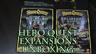 Hero Quest Expansions Unboxing