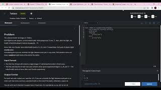 Tekken Problems CodeChef starter77 solution