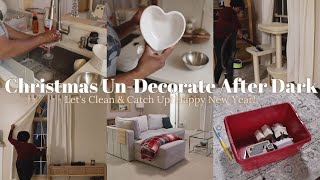 FIRST CLEAN OF 2025 🎉 TAKING DOWN CHRISTMAS DECOR | CHATTY!