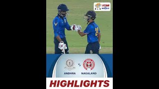 Watch Andhra vs Nagaland, Match Highlights only on Cricket WITH HAWKEYE @JioCinema