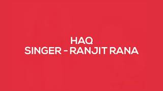 Haqq || Shri Guru Ravidass Ji Maharaj  || Ranjit Rana || Gagandeep Kaul || Latest Song 2020.