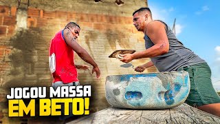 ERIK FOI AJUDAR E JOGOU CIMENTO EM BETO TIZIU 🤣🤣 | BETO TIZIU