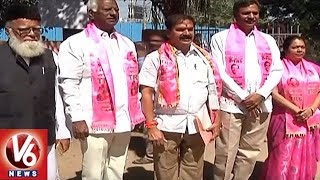 TRS Candidate Vinay Bhaskar Files Nomination In Warangal West | TS Assembly Polls | V6 News