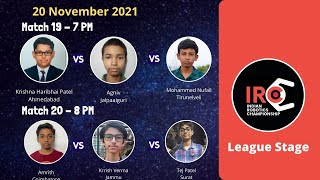 IRC Match 19 and 20 || Krishna vs Agniv vs Mohammed Nufail || Amrith vs Krrish vs Tej