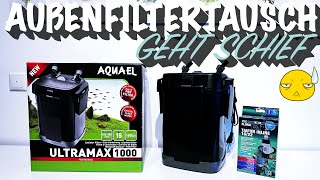 Außenfiltertausch geht schief.. 😭😤 Aquael Ultramax 1000