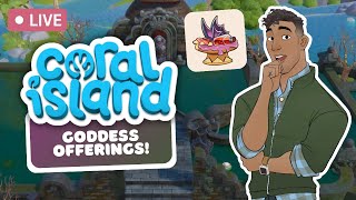 🔴 Completing Temple Offerings for the Goddess!!! | Coral Island Early Access