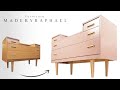 MID CENTURY DRESSER MAKEOVER / Furniture restoration