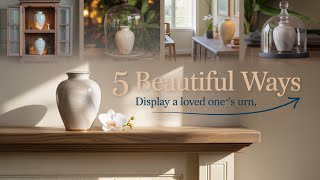 5 Beautiful Ways to Display a Loved One’s Urn at Home| DIY Memorial Décor Ideas