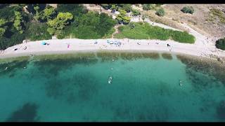 Beautiful Beach at Theologos (Malesina) Πλαζ  Βουγιουκλάκη 4K ULTRA HD