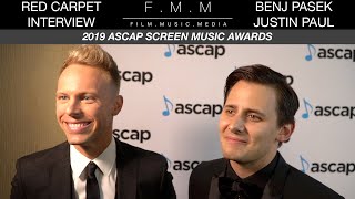 2019 ASCAP Awards: Benj Pasek & Justin Paul