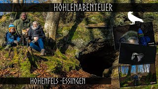 Höhlenabenteuer in den Mühlsteinhöhlen in Hohenfels-Essingen