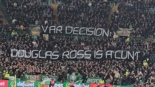 Celtic Fans | F**k the Tories | Douglas Ross banner