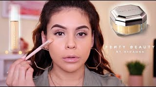 NEW FENTY BEAUTY PRO FILTER CONCEALER + SETTING POWDER: FIRST IMPRESSION & WEAR