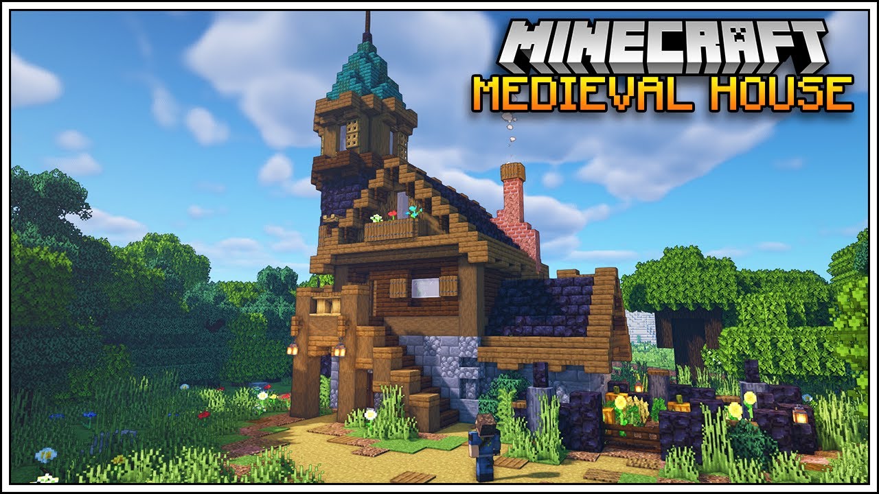 Minecraft: How To Build A Medieval House [Minecraft 1.16 House Tutorial ...