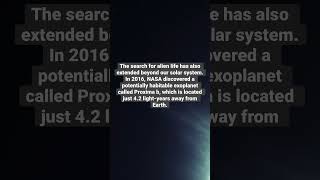 The search for alien life has also extended beyond our solar system. (Do you believe in aliens?)