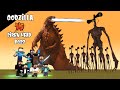 BOSS SIREN HEAD VS GODZILLA : HEROBRINE STRONG BROTHERHOOD - MONSTER SCHOOL