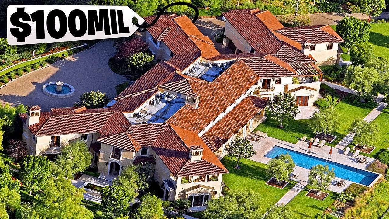 The $100,000,000 Mega Mansions Of Los Angeles California - YouTube