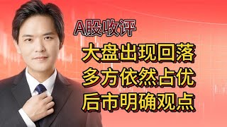 A股收评：大盘缩量回落，多方依然占优，明确后市观点