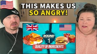 Americans React to US vs UK Food - Which Is Better?