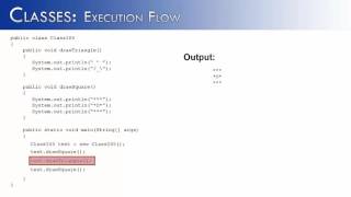 Classes Part 5: Execution Flow (Java)