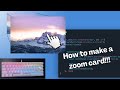 ASMR Programming - Coding a Card with Zoom Image Hover with HTML & CSS - No talking