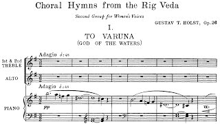 Gustav Holst - Choral Hymns from the Rig Veda, Group 2 (1909)