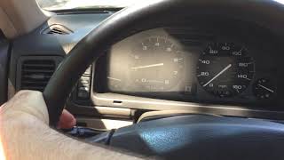 93' Acura Legend Coupe 6 sp Warm Start and Slow Speed Driving