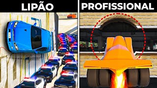 Aprendendo FUGAS VIRAIS no GTA 5 (Diamante vs Lipao)